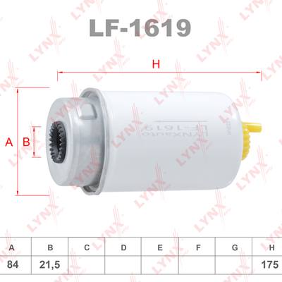LYNXauto LF-1619 Фильтр топливный