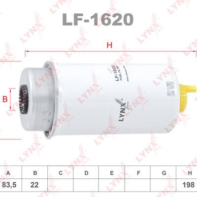 LYNXauto LF-1620 Фильтр топливный