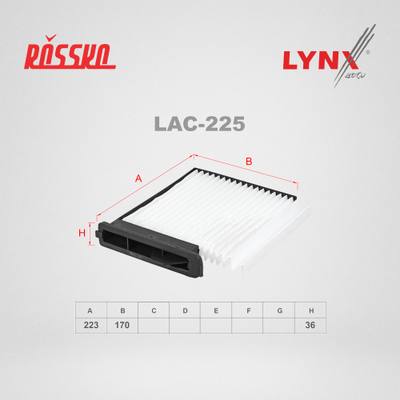 LYNXauto LAC-225 Фильтр салона