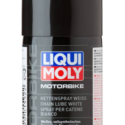 Liqui Moly 1592 Смазка цепная белая для мотоциклов Motorbike Kettenspray weiss, 50мл