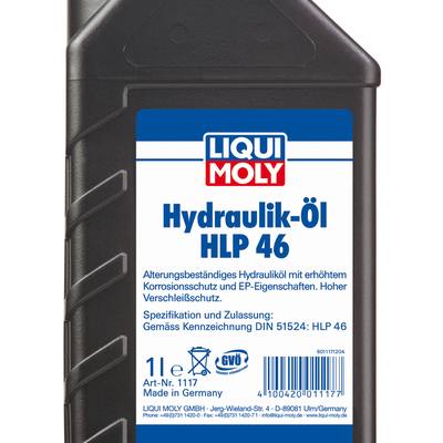 Liqui Moly 1117 Минеральное гидравлическое масло Hydraulikoil HLP 46, 1 литр