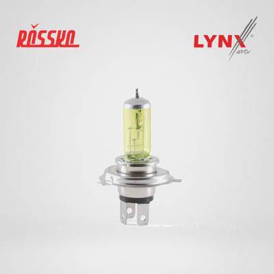 LYNXauto L11400Y Лампа H4 12V 100/80W P43T-38 YELLOW