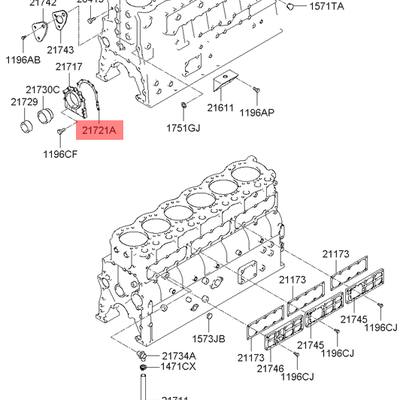 Hyundai/Kia 21721-83070 Прокладка головки блока цилиндров