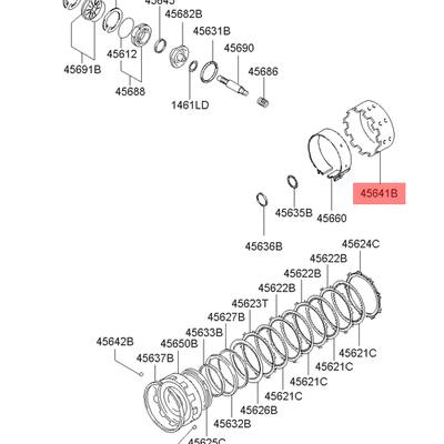 Hyundai/Kia 45641-22810 Барабан фрикциона акпп