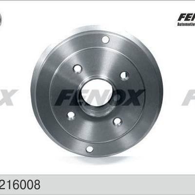 Fenox TO216008 Барабан тормозной | зад прав/лев |