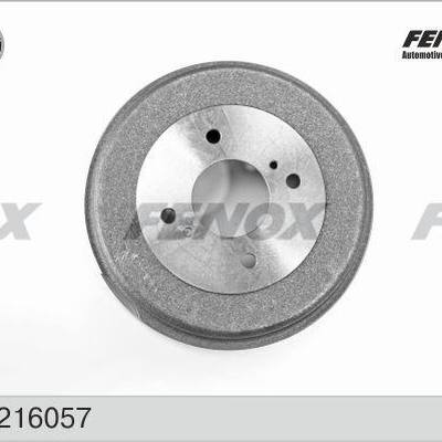 Fenox TO216057 Барабан тормозной | зад прав/лев |