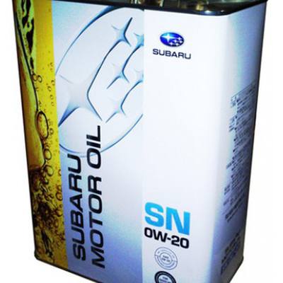 Subaru K0215-Y0274 Масло моторное синтетическое Motor Oil 0W-20, 4л