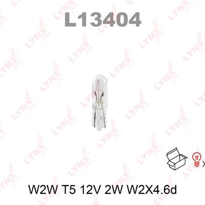 LYNXauto L13404 Лампа W2W T5 12V 2W W2X4.6D