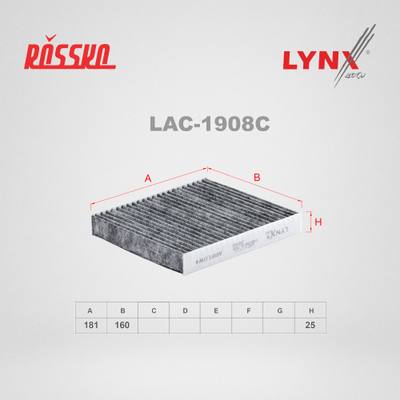 LYNXauto LAC-1908C Фильтр салона угольный