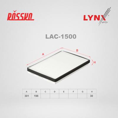 LYNXauto LAC-1500 Фильтр салона