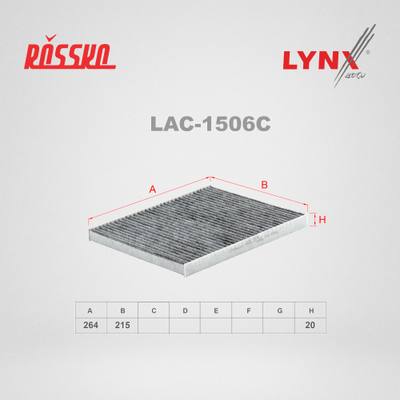 LYNXauto LAC-1506C Фильтр салона угольный