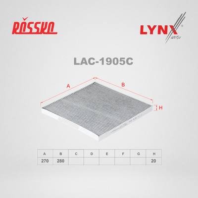 LYNXauto LAC-1905C Фильтр салона угольный