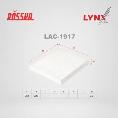 LYNXauto LAC-1917 Фильтр салона