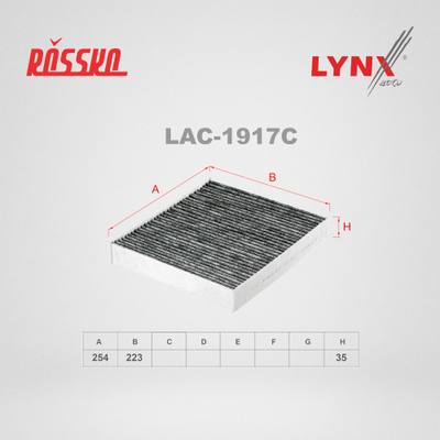 LYNXauto LAC-1917C Фильтр салона угольный