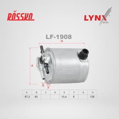 LYNXauto LF-1908 Фильтр топливный
