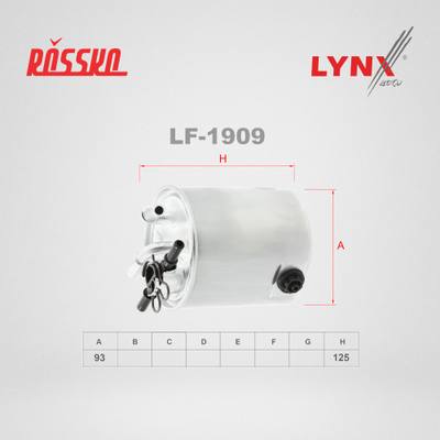 LYNXauto LF-1909 Фильтр топливный