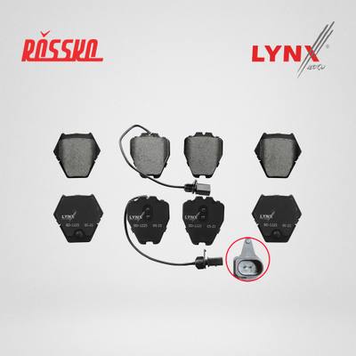 LYNXauto BD-1225 Колодки тормозные дисковые | перед |