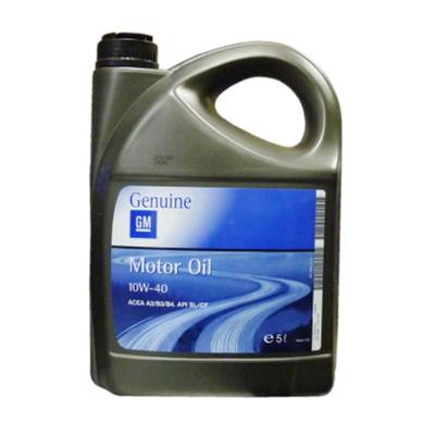 GM 93165216 Масло моторное полусинтетическое Semi Synthetic 10W-40, 5л